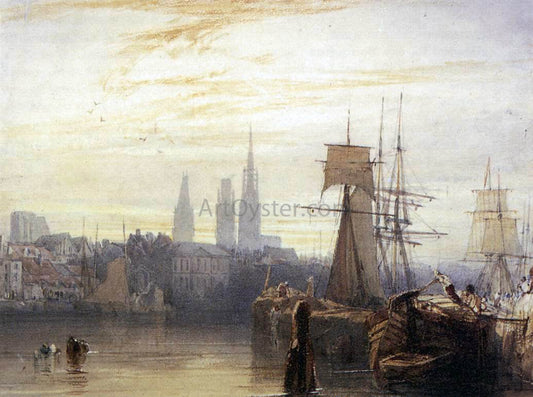  Richard Parkes Bonington Rouen - Canvas Print