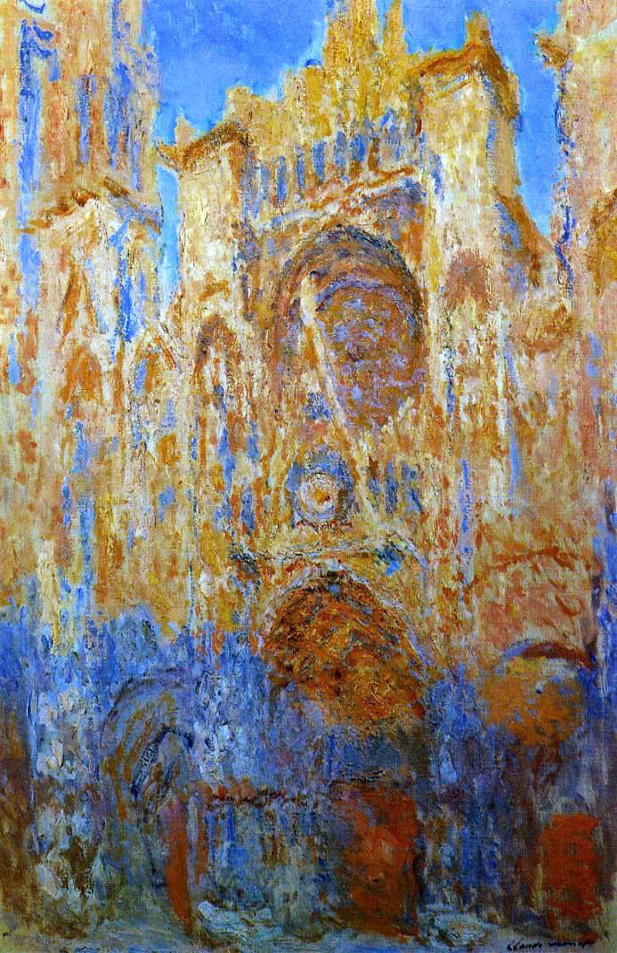  Claude Oscar Monet Rouen Cathedral - Canvas Print