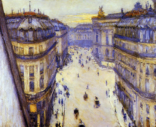  Gustave Caillebotte Rue Halevy, Seen from the Sixth Floor - Canvas Print