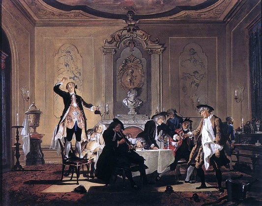  Cornelis Troost Rumor erat in Casa (There was a Commotion in the House) - Canvas Print