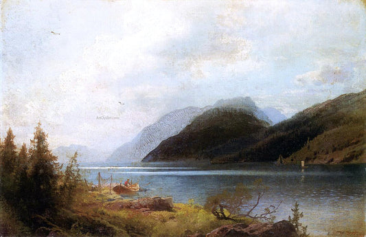  Herman Herzog Sagne Fjord - Canvas Print