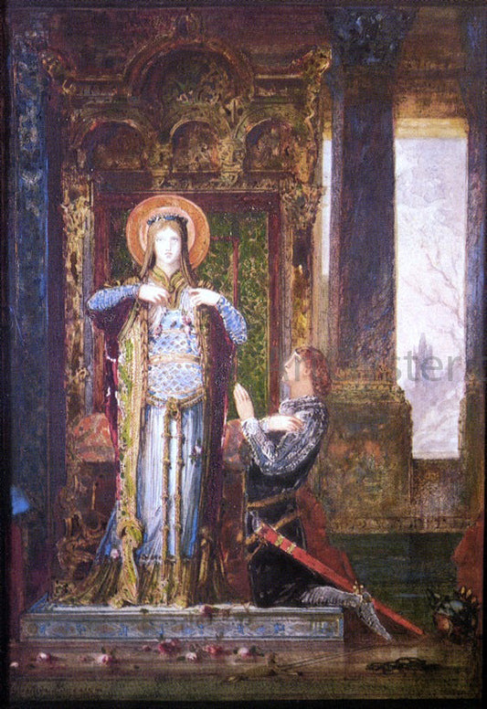 Gustave Moreau Saint Elisabeth of Hungary (also known as The Miracle of the Roses) - Canvas Print