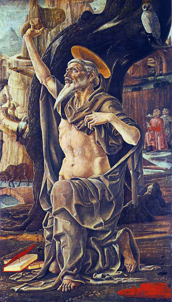  Cosme Tura Saint Jerome - Canvas Print