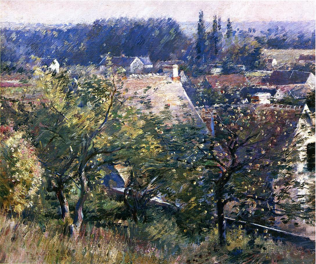  Theodore Robinson Saint Martin's Summer, Giverny - Canvas Print