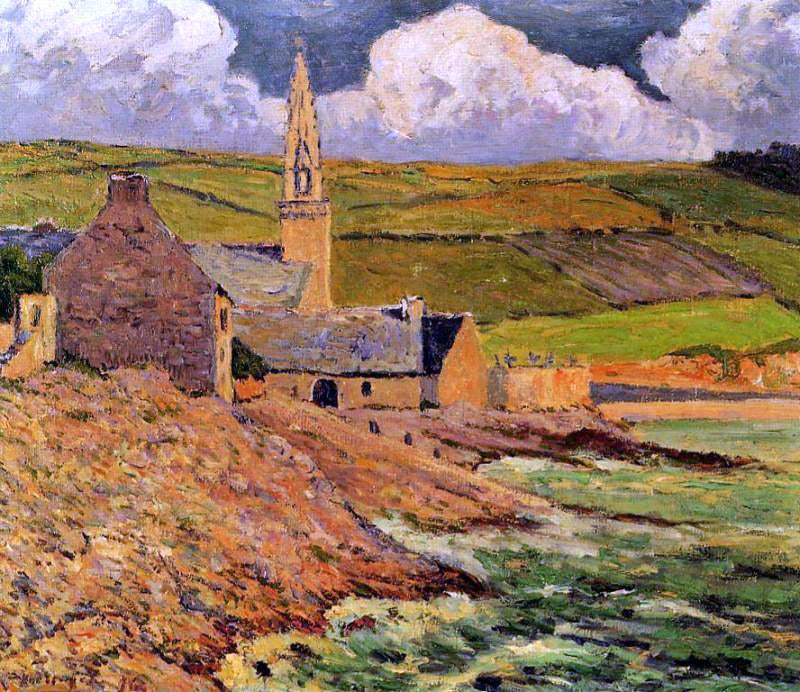  Maxime Maufra Saint Michel's Church - Canvas Print