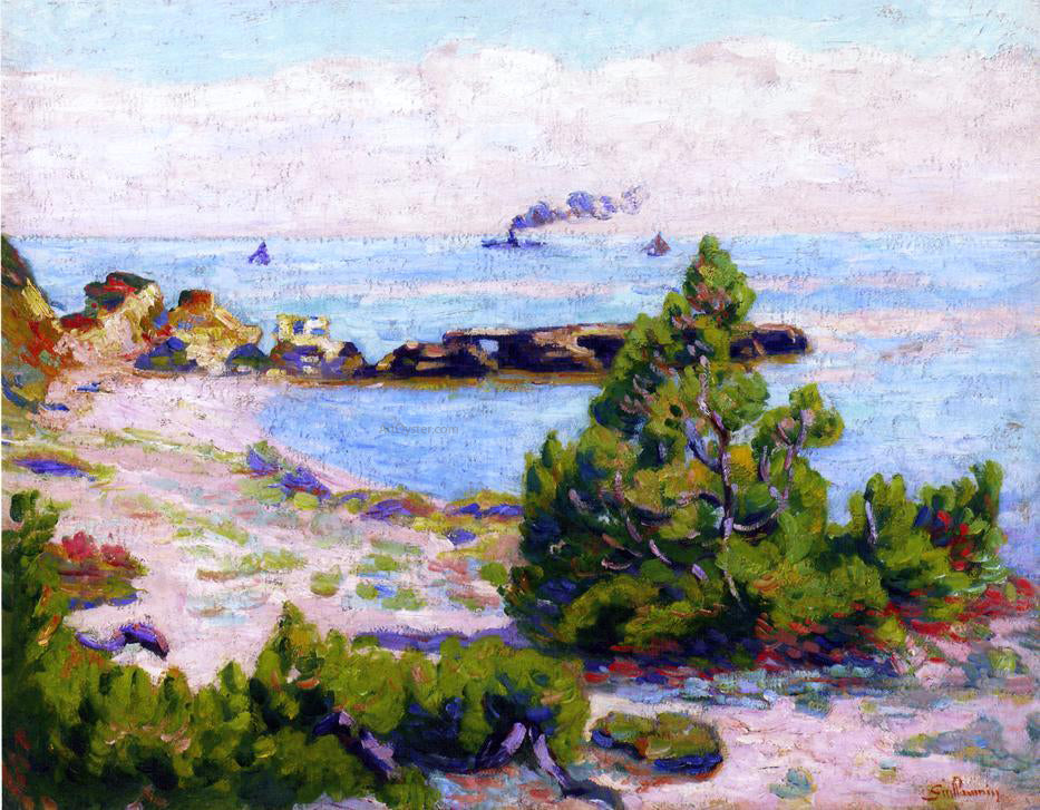  Armand Guillaumin Saint Palais, Pointe de la Perriere - Canvas Print