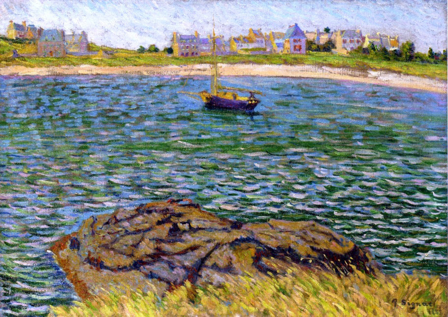  Paul Signac Saint-Brac, Le Bechet - Canvas Print