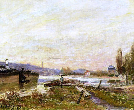  Alfred Sisley Saint-Cloud, Banks of the Seine - Canvas Print