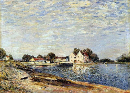  Alfred Sisley Saint-Mammes, on the Banks of the Loing - Canvas Print