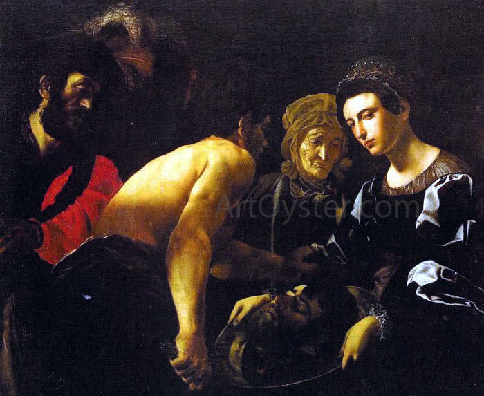  Giovanni Battista Caracciolo Salome - Canvas Print