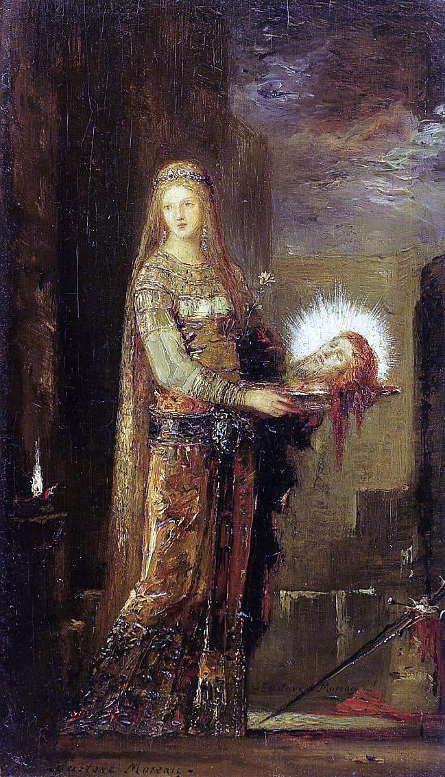  Gustave Moreau Salome Carrying the Head of John the Baptist on a Platter - Canvas Print