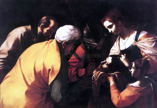  Mattia Preti Salome with the Head of St John the Baptist - Canvas Print