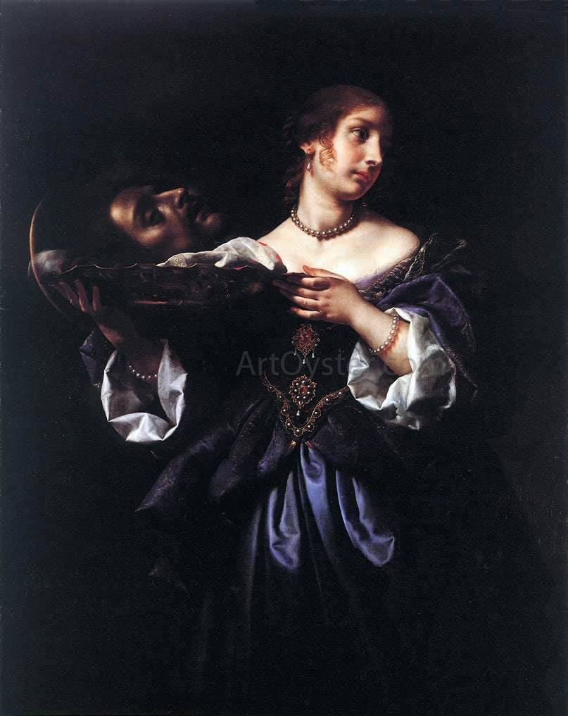  Carlo Dolci Salome with the Head of St John the Baptist - Canvas Print