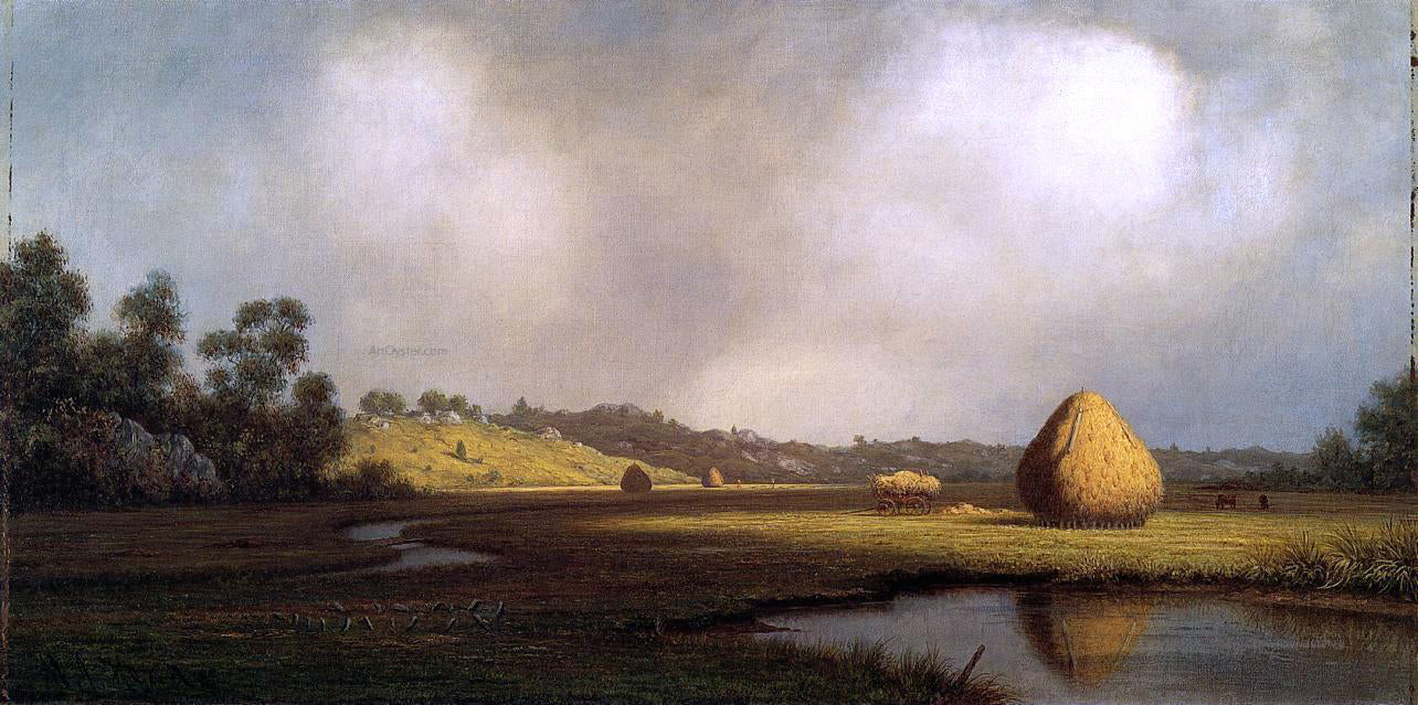  Martin Johnson Heade Salt Marshes, Newburyport, Massachusetts - Canvas Print