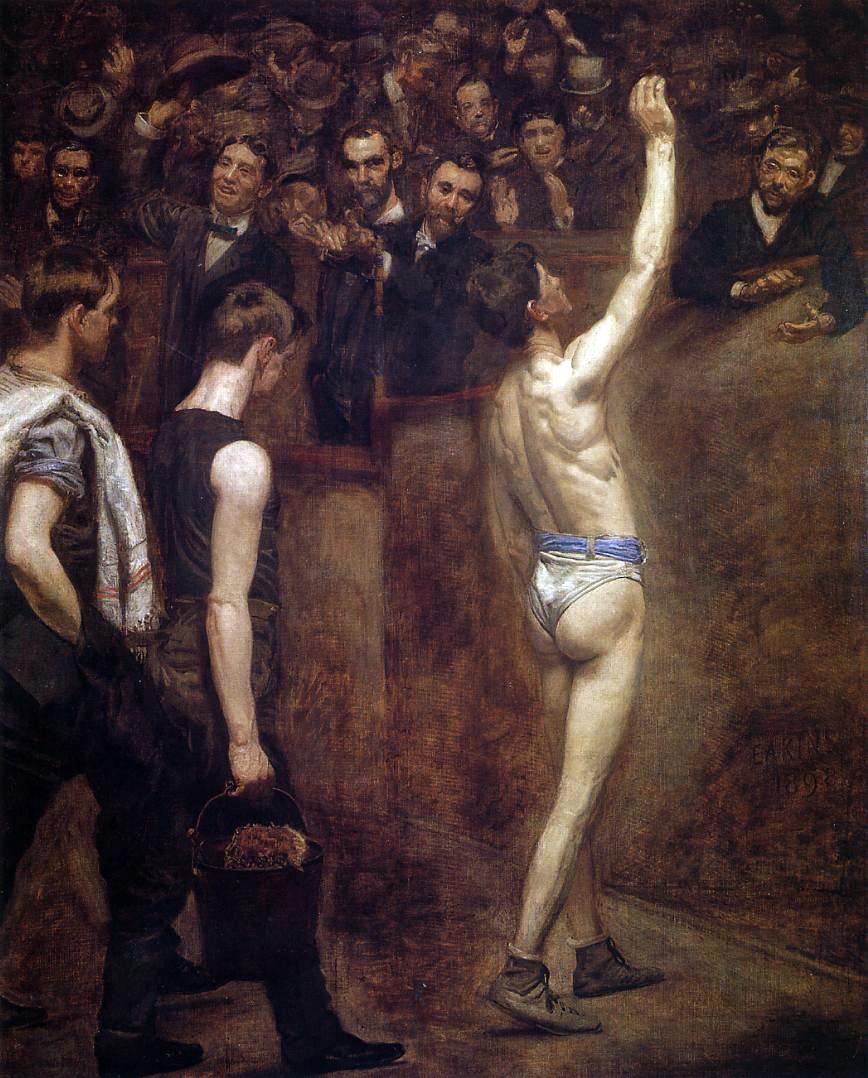  Thomas Eakins Salutat - Canvas Print