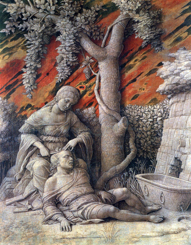  Andrea Mantegna Samson and Delilah - Canvas Print