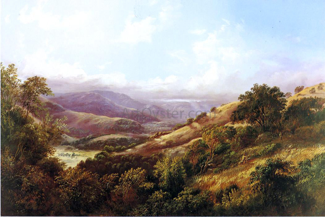  William Keith San Anselmo Valley near San Rafael - Canvas Print