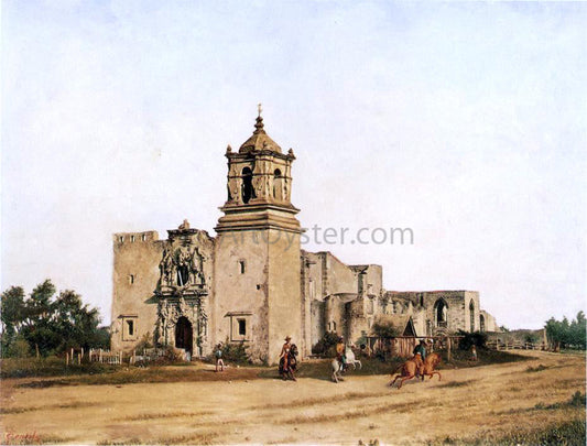  Theodore Gentilz San Jose de Aguayo (also known as Mission San Jose) - Canvas Print