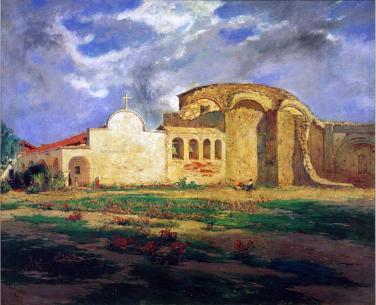  Frank Sauerwein San Juan Capistrano Mission - Canvas Print