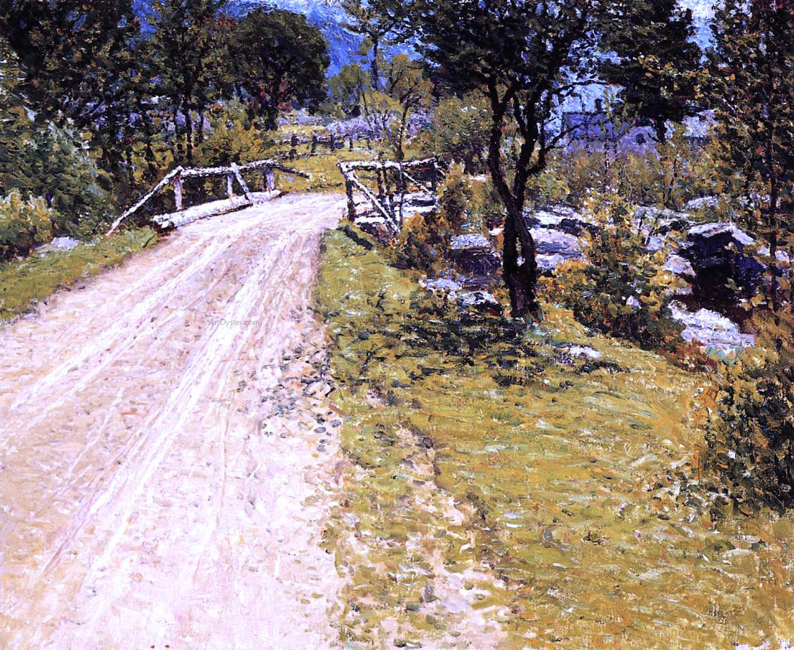  John Joseph Enneking Sandy Road - Canvas Print