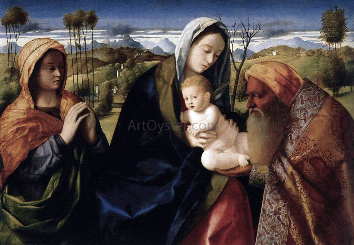  Giovanni Bellini Santa Conversazione - Canvas Print