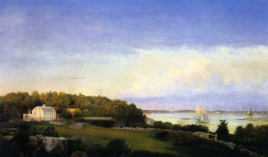  Fitz Hugh Lane Sawyer Homestead - Canvas Print