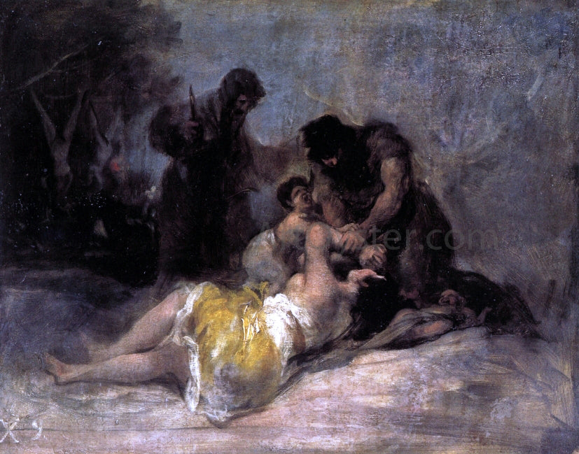  Francisco Jose de Goya Y Lucientes Scene of Rape and Murder - Canvas Print