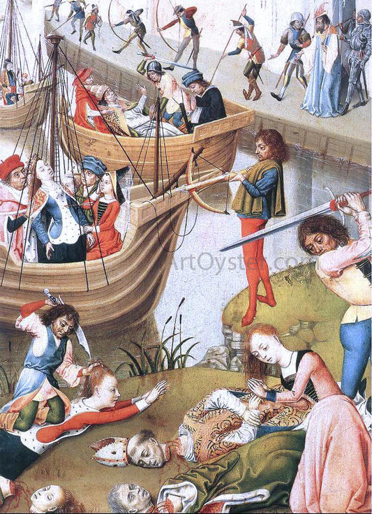  Master of the Legend of St.  Ursula Scenes from the Life of St Ursula (detail) - Canvas Print