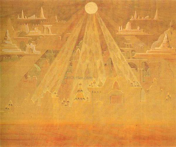  Mikalojus Ciurlionis Scherzo Sonata of the Pyramids - Canvas Print