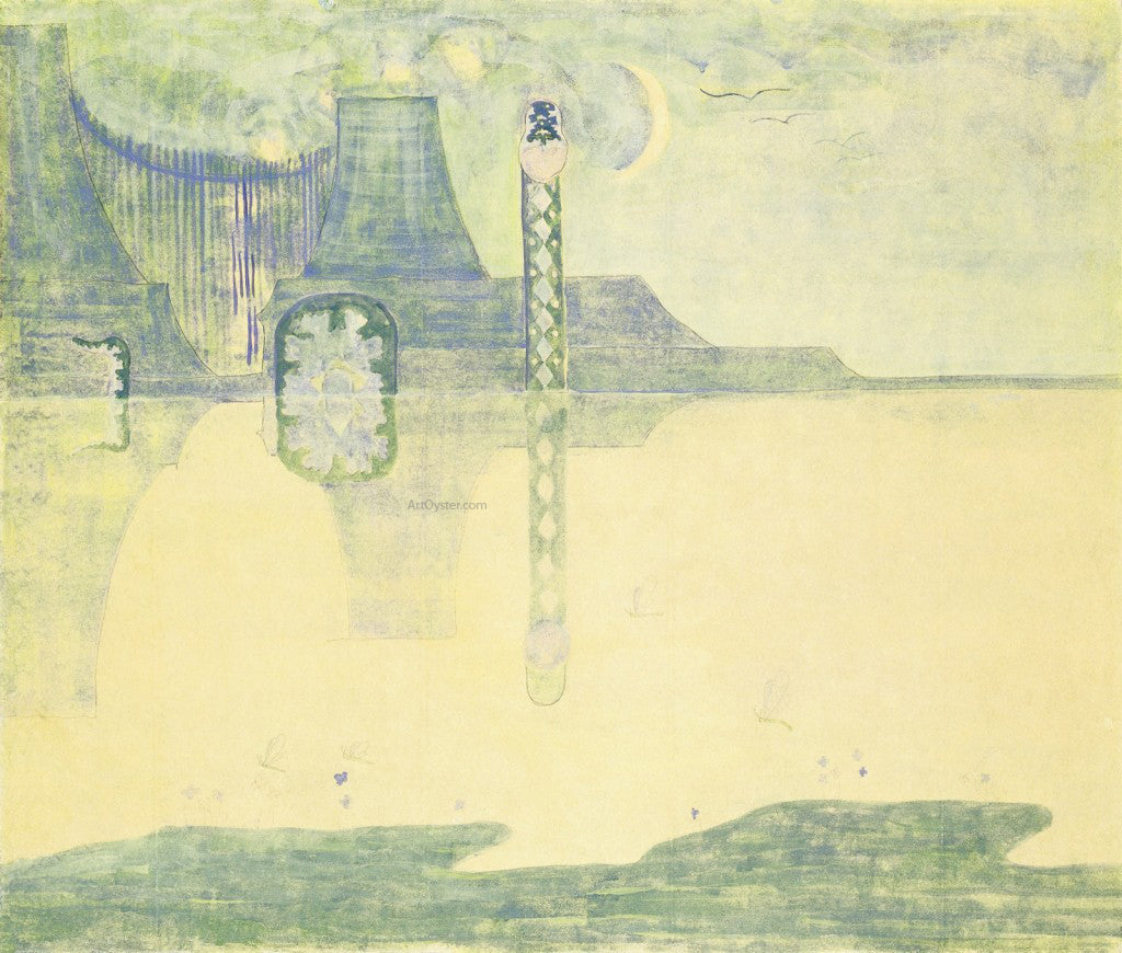  Mikalojus Ciurlionis Scherzo Sonata of the Serpent - Canvas Print