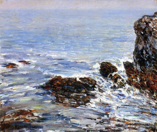  Frederick Childe Hassam Seascape - Canvas Print