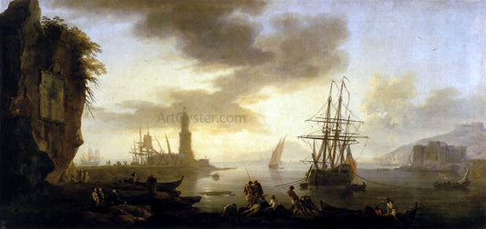  Claude-Joseph Vernet Seascape: Calm - Canvas Print