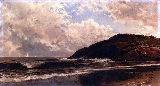  Alfred Thompson Bricher Seascape, Coast of Maine - Canvas Print