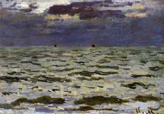  Claude Oscar Monet Seascape - Canvas Print