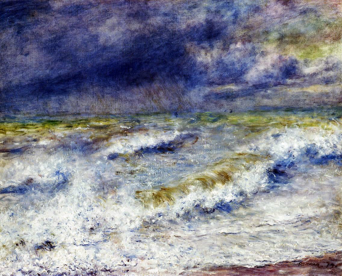  Pierre Auguste Renoir Seascape - Canvas Print