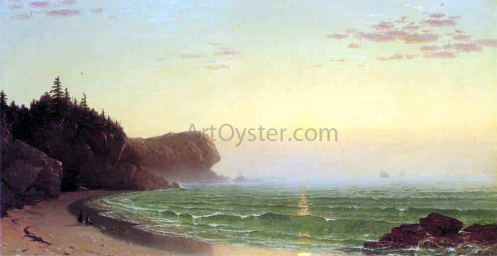  Alfred Thompson Bricher Seascape: Sunset - Canvas Print