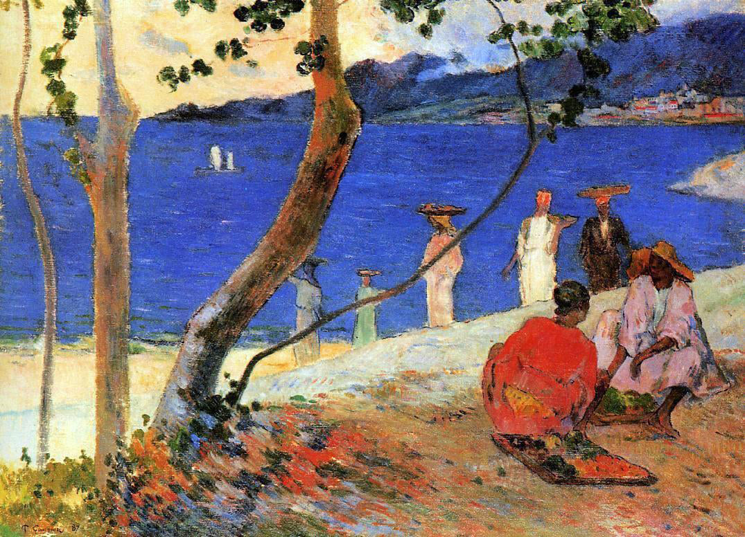  Paul Gauguin Seashore, Martinique - Canvas Print