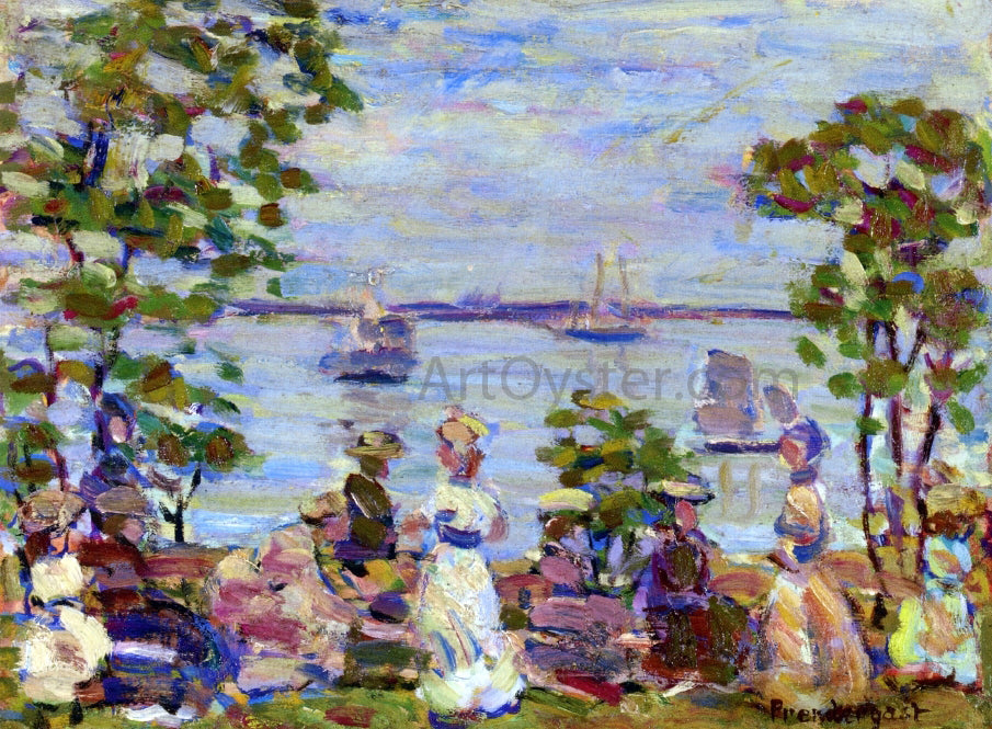  Maurice Prendergast Seaside Picnic - Canvas Print