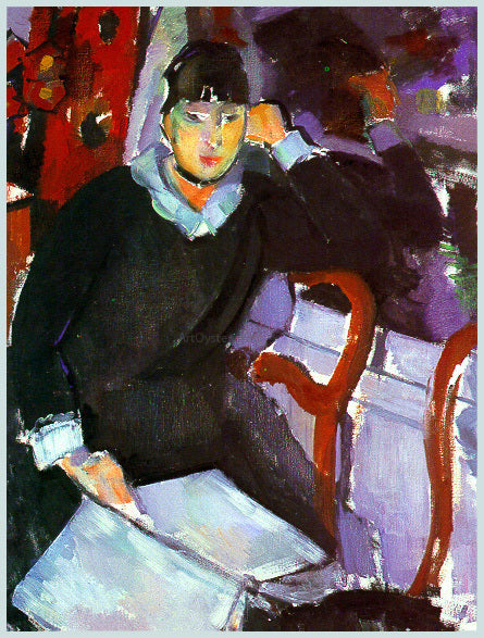  Rik Wouters seated woman - Canvas Print