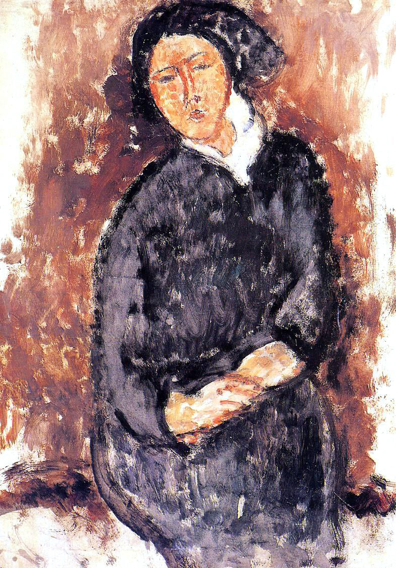  Amedeo Modigliani Seated Woman - Canvas Print