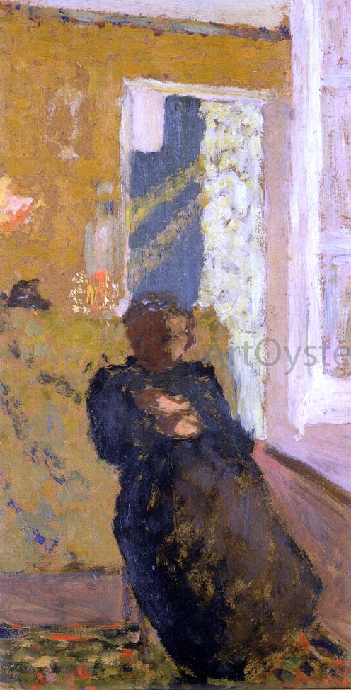  Edouard Vuillard Seated Woman Dressed in Black - Canvas Print