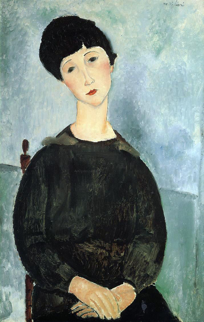  Amedeo Modigliani Seated Young Woman - Canvas Print