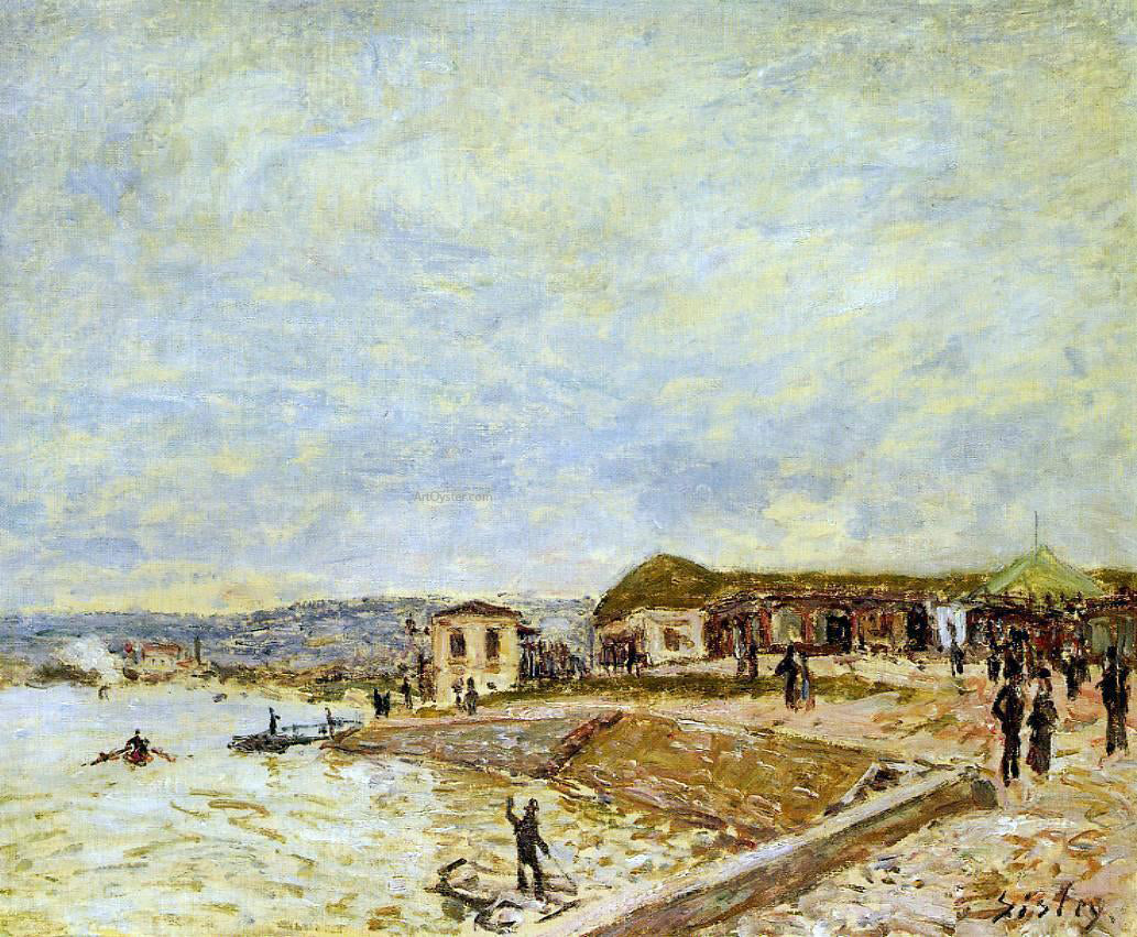  Alfred Sisley Seine at Daybreak - Canvas Print