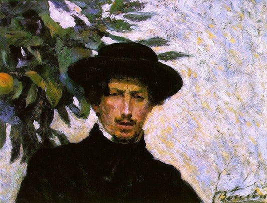  Umberto Boccioni Self Portrait (also known as As a Young Man) - Canvas Print