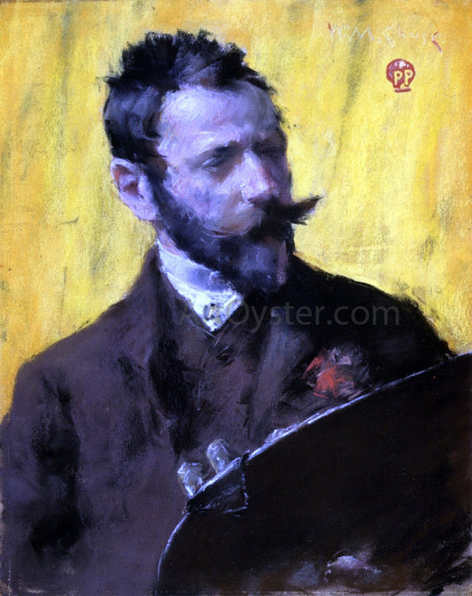  William Merritt Chase Self Portrait - Canvas Print