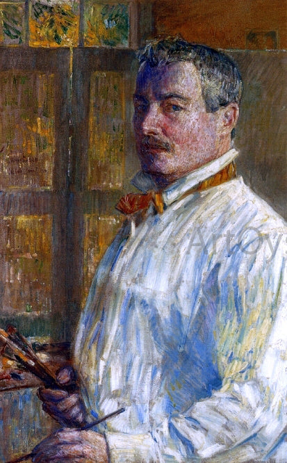  Frederick Childe Hassam Self Portrait - Canvas Print