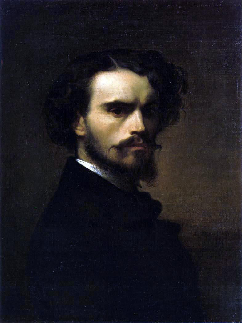  Alexandre Cabanel Self Portrait - Canvas Print