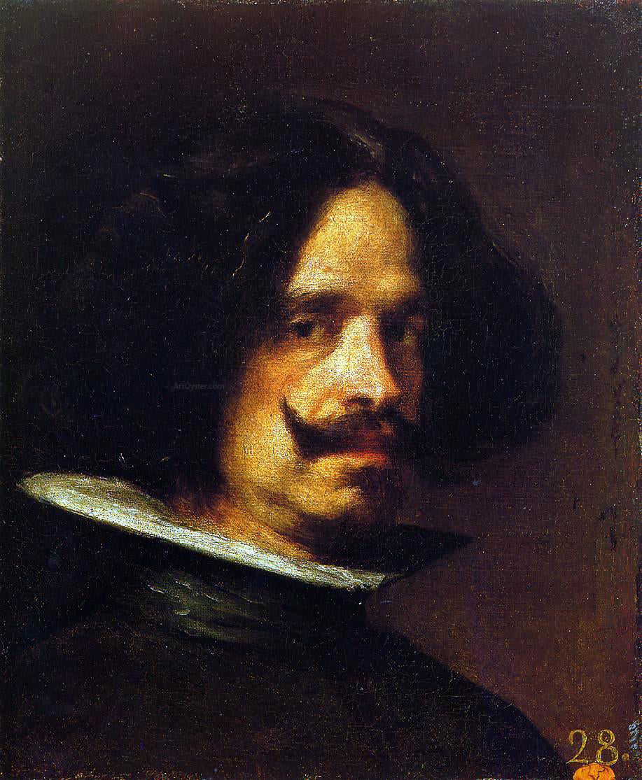  Diego Velazquez Self Portrait - Canvas Print