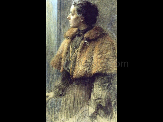  Louise Breslau Self Portrait - Canvas Print