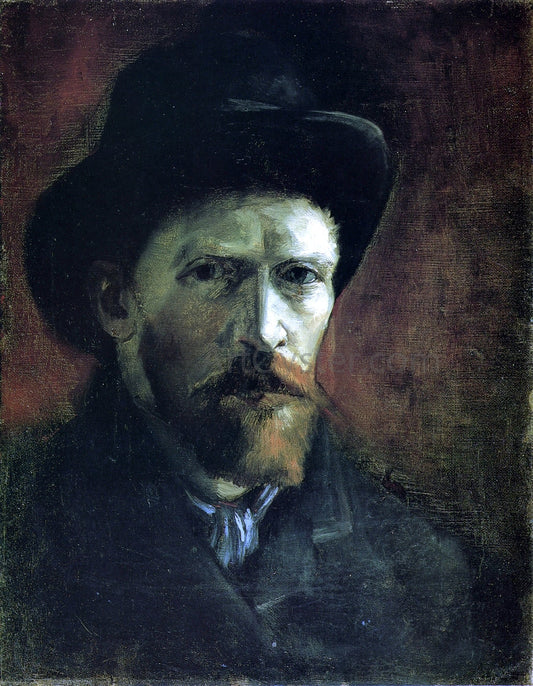  Vincent Van Gogh Self Portrait in a Dark Felt Hat - Canvas Print